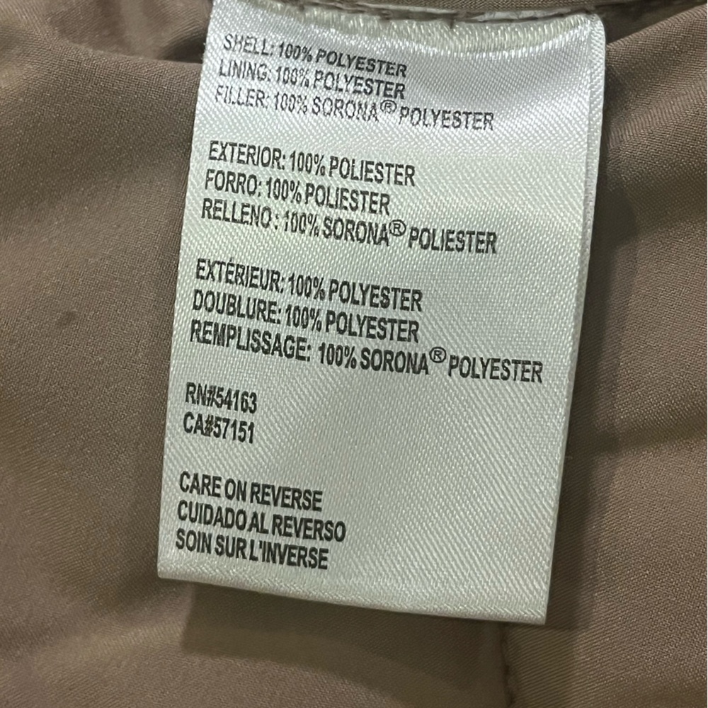 Calvin Klein Tan Puffer Jacket size S - Picture 7 of 9